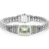 Prasiolite Caviar Bracelet | 9mm