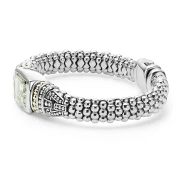 Prasiolite Caviar Bracelet | 9mm