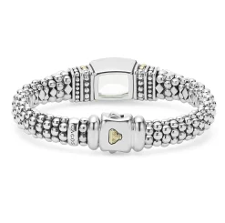 Prasiolite Caviar Bracelet | 9mm