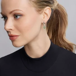 Prasiolite Drop Earrings