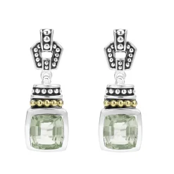 Prasiolite Drop Earrings