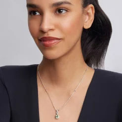 Prasiolite Pendant Necklace