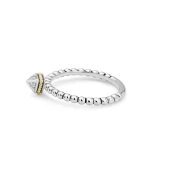 Pyramid Diamond Ring