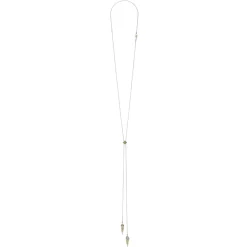 Pyramid Lariat Necklace