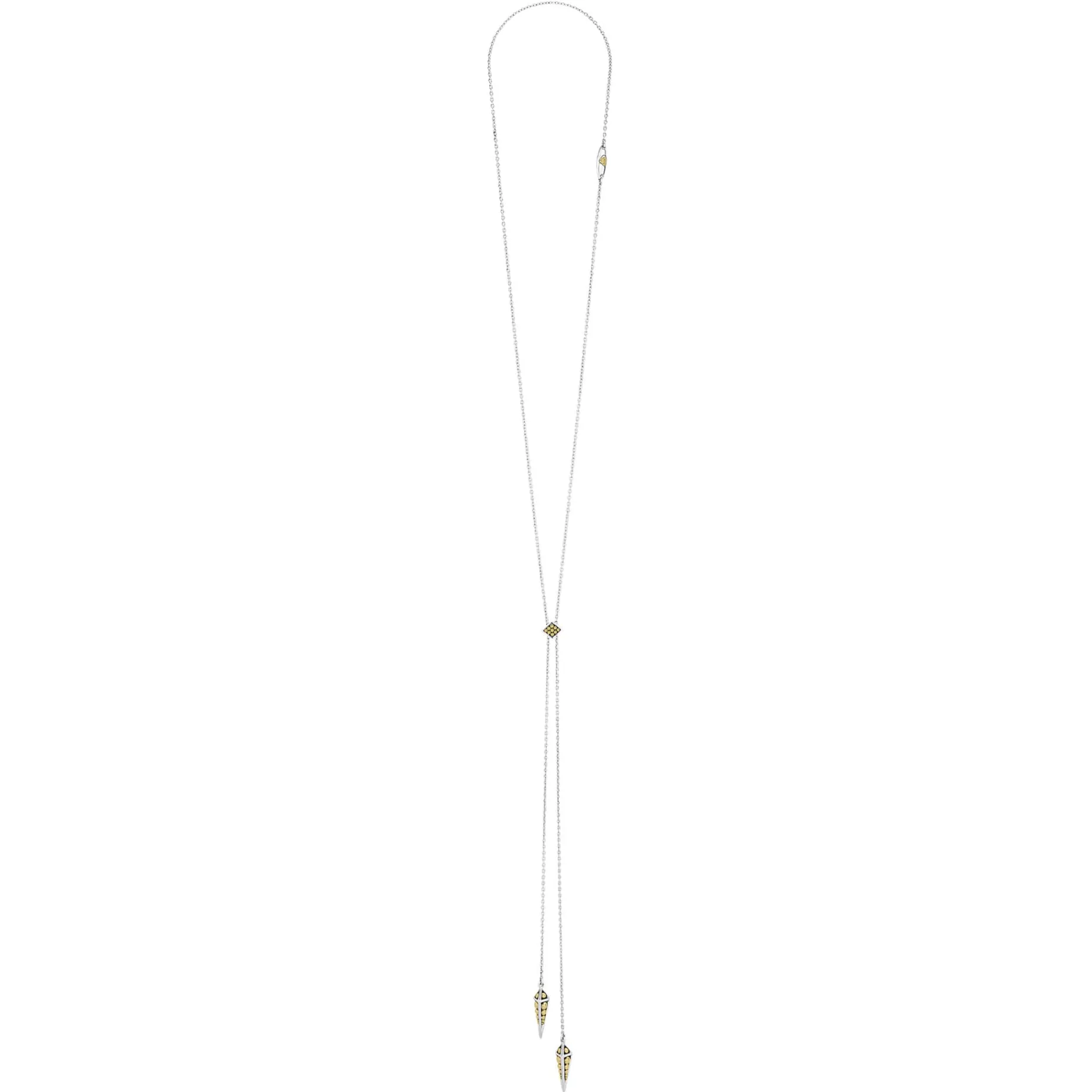Pyramid Lariat Necklace