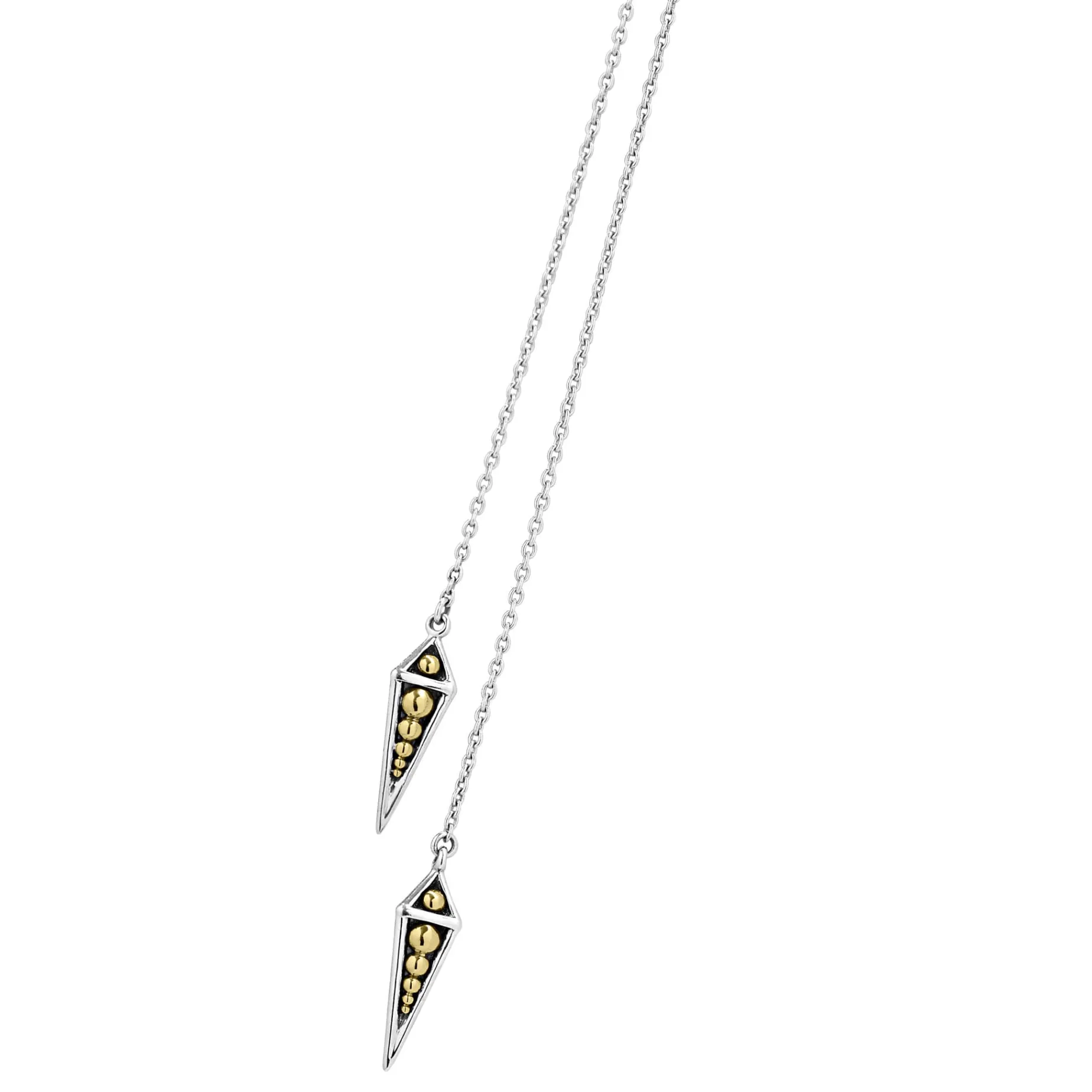 Pyramid Lariat Necklace