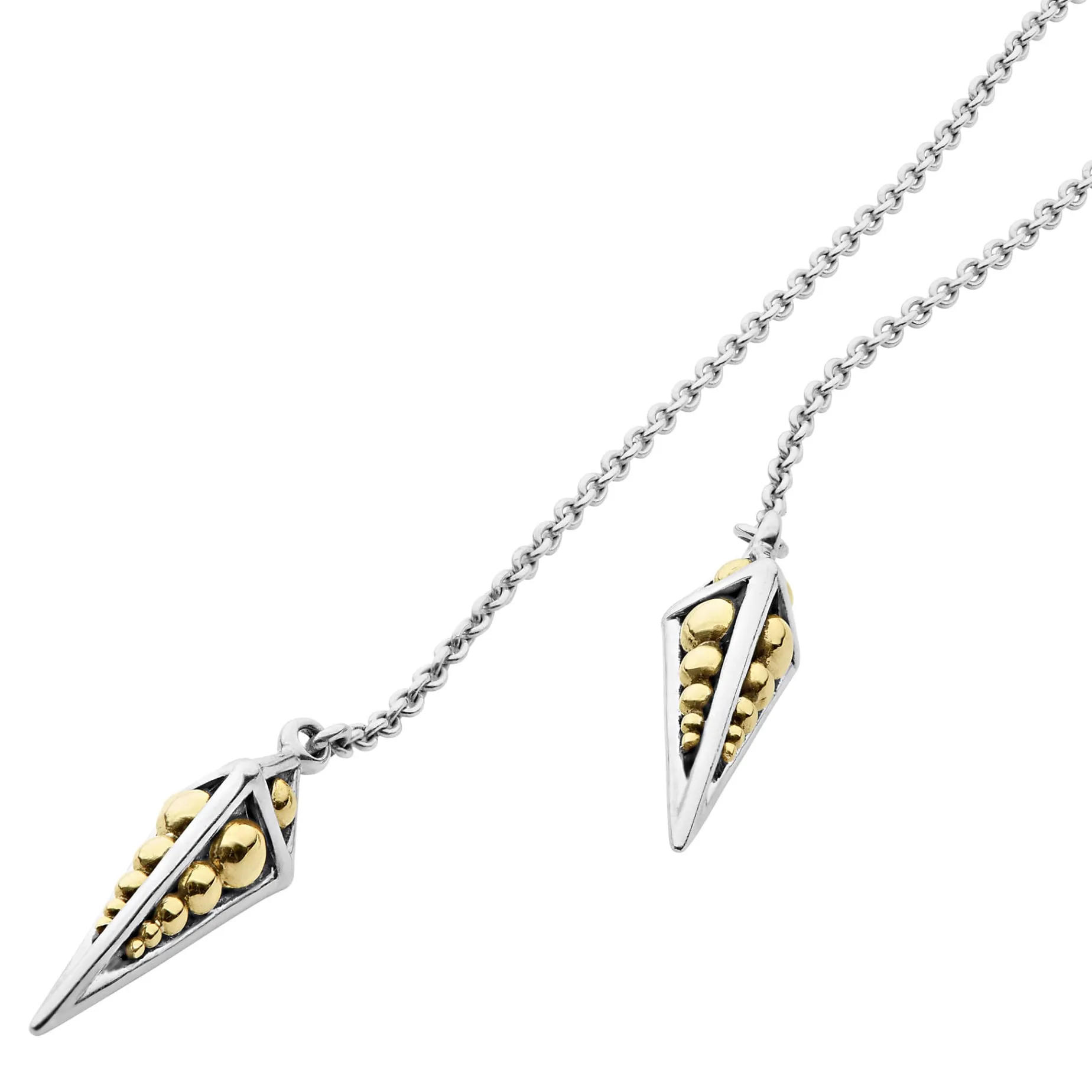 Pyramid Lariat Necklace