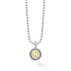Q Initial Charm Necklace