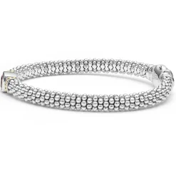 Rhodolite Garnet Caviar Bracelet | 6mm