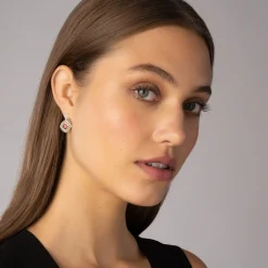 Rhodolite Garnet Drop Earrings