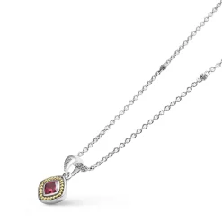 Rhodolite Garnet Pendant Necklace
