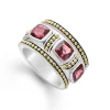 Rhodolite Garnet Stacking Rings