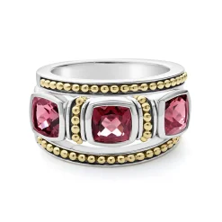Rhodolite Garnet Stacking Rings