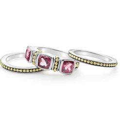 Rhodolite Garnet Stacking Rings