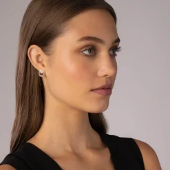 Rhodolite Garnet Stud Earrings