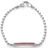 Ruby Beaded Bracelet