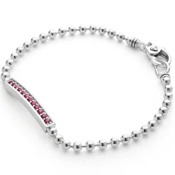 Ruby Beaded Bracelet