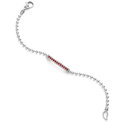 Ruby Beaded Bracelet