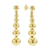 Seven Graduated Bead Drop Earrings