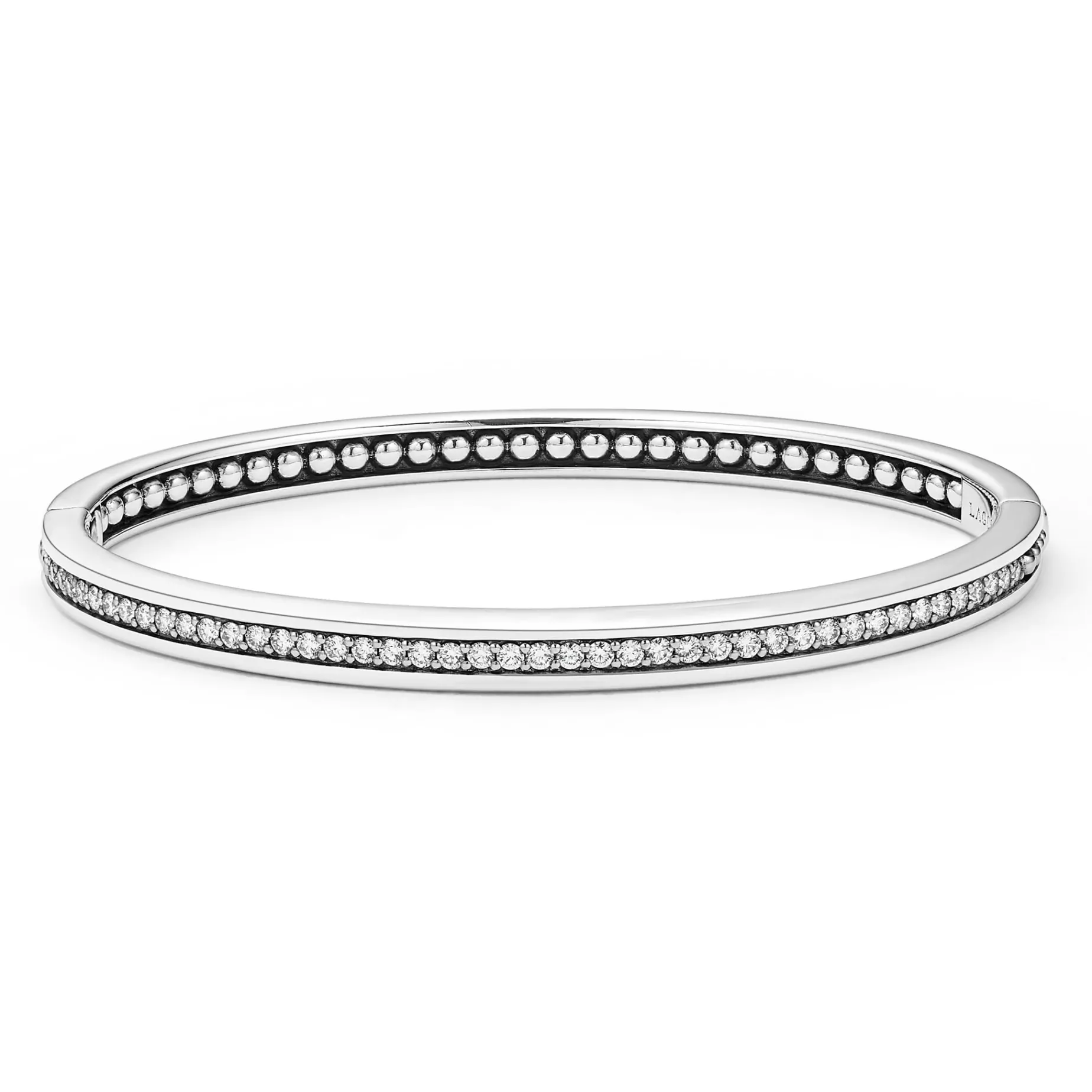 Silver and Diamond Bangle Gift Set