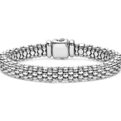 Silver Caviar Bracelet | 9mm