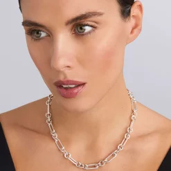Silver Link Necklace