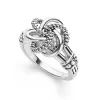 Silver Love Knot Ring