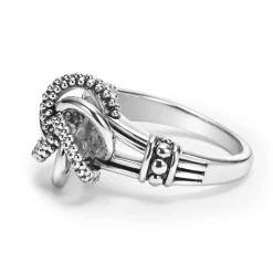 Silver Love Knot Ring