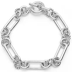Silver Smart Caviar Link Gift Set