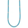 Silver Station Ceramic Beaded Necklace 5mm