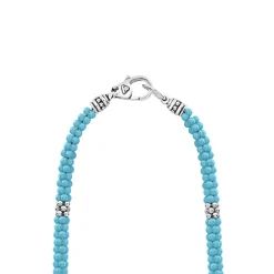 Silver Station Ceramic Beaded Necklace 5mm