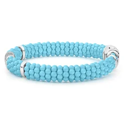 Single Station Ceramic Diamond Bracelet | 9mm