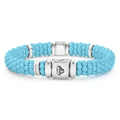 Single Station Ceramic Diamond Bracelet | 9mm