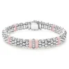 Single Station Diamond Caviar Bracelet | 9mm