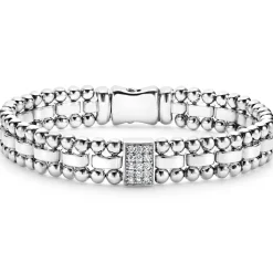 Single Station Diamond Link Bracelet