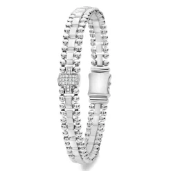 Single Station Diamond Link Bracelet