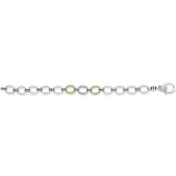 Single Station Diamond Link Bracelet
