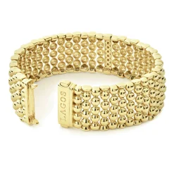 Single Station 18K Gold Diamond Bracelet | 20mm
