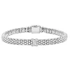 Single Station X Silver Diamond Bracelet | 6mm