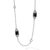 Six Station Onyx Necklace