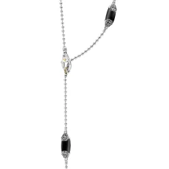 Six Station Onyx Necklace