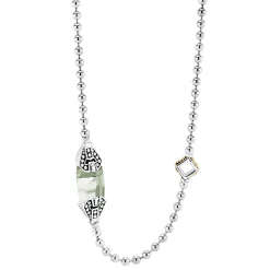Six Station Prasiolite Necklace