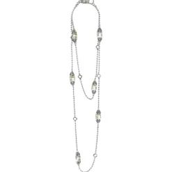 Six Station Prasiolite Necklace