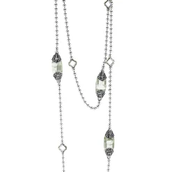 Six Station Prasiolite Necklace