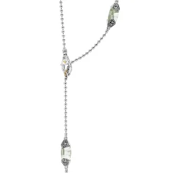 Six Station Prasiolite Necklace