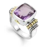 Small Amethyst Statement Ring