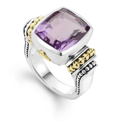 Small Amethyst Statement Ring