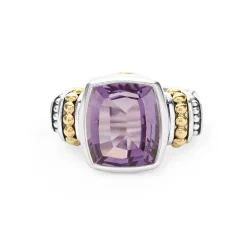 Small Amethyst Statement Ring