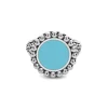 Small Caviar Circle Ceramic Ring
