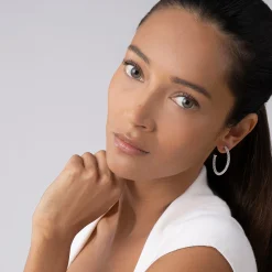 Small Caviar Hoop Earrings